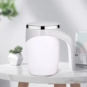 Automatic Magnetic Self Stirring Coffee Mug, Self Stirring Mug, Rechargeable Electric 304 Stainless Steel Cup, Coffee Cup with Lid,