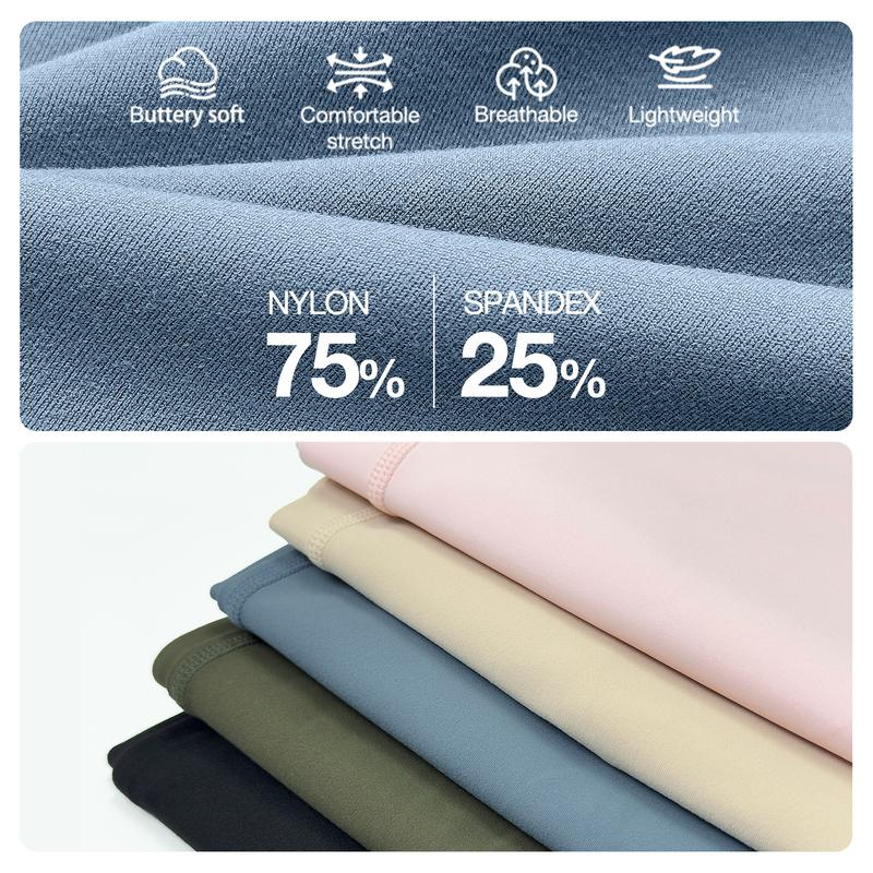 GYMSPT Straight Leg Bottoms High Waisted Casual Pants No Front Seam Comfortable & Elastic Yoga Pants Wide Leg Gym Outdoor Sports Wear Flattering Figure