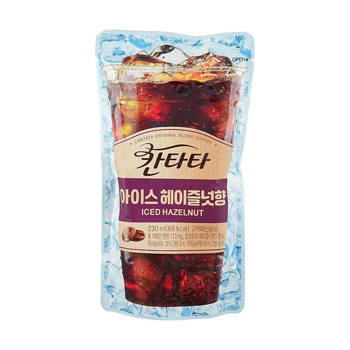 LOTTE Korea Canta Hazelnut Coffee 230ml -  Convenience Store Flavor