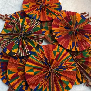 Luxury Leather African Hand-held Fans - Double-sided Elegant Design & Versatile Use for Personal Cooling or Stylish Accessory Traditional