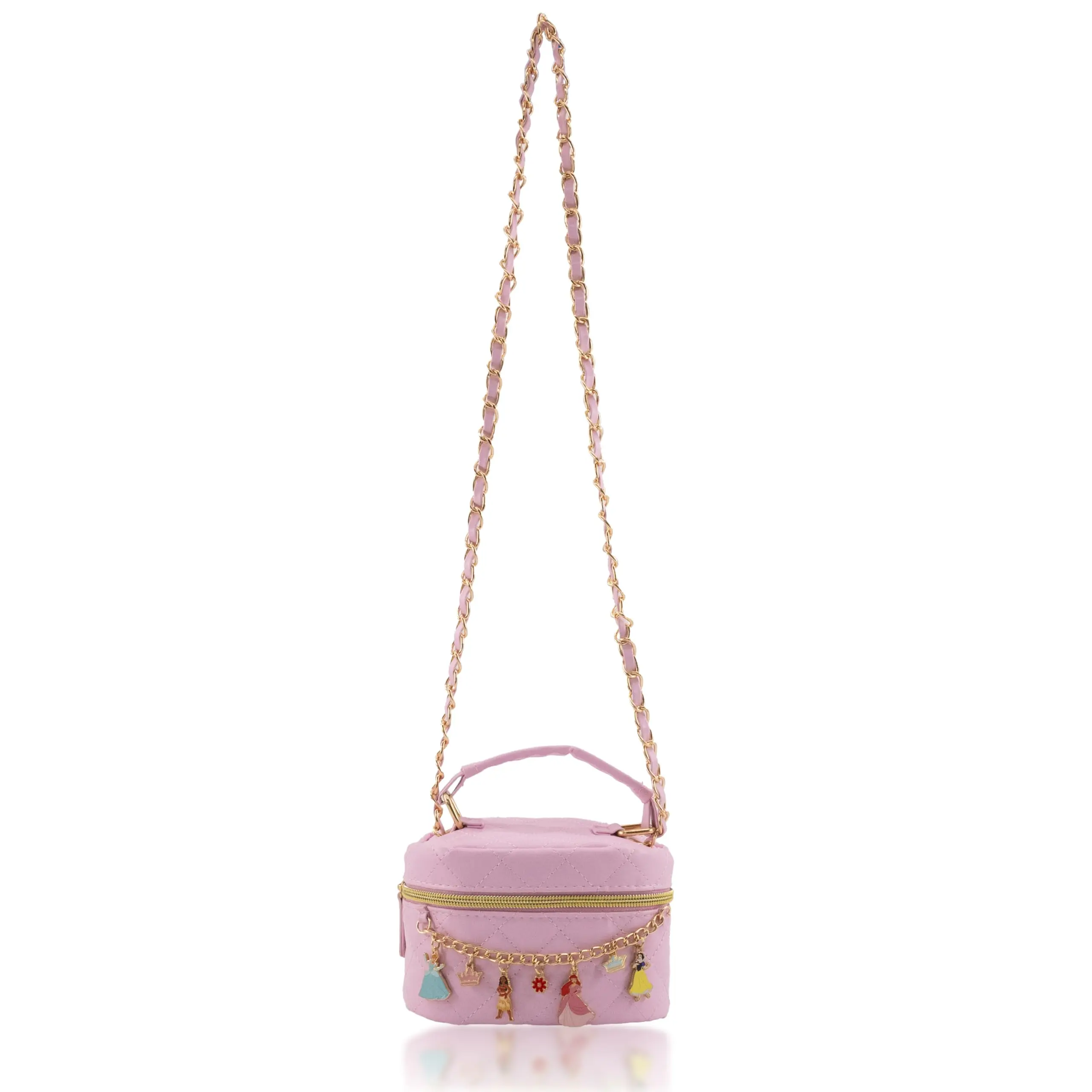 Fast Forward Hello Kitty Cosmetic Bag for Women | Mini Hello Kitty PU Leather Crossbody Travel Toiletry Bag for Women | Make Up Travel Bag Makeup Bag