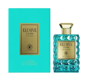Elusive GLAM Pour Femme Eau De Parfum for Women – Floral Fruity Musk Fragrance with Yuzu, Peony & Amber – Long Lasting Elegant Scent