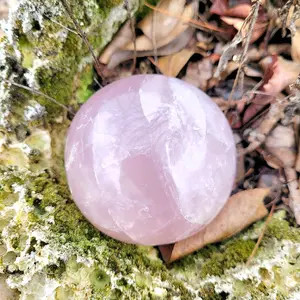 Rose quartz sphere