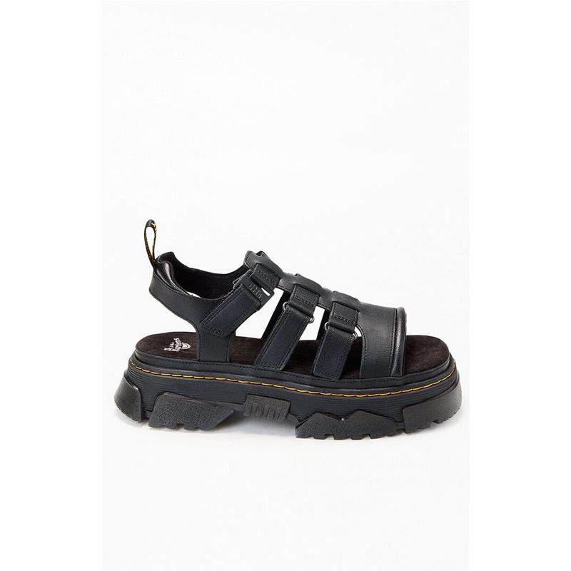 Dr Martens Women's Women's Black Mattison Kit 3 Strap Sandals