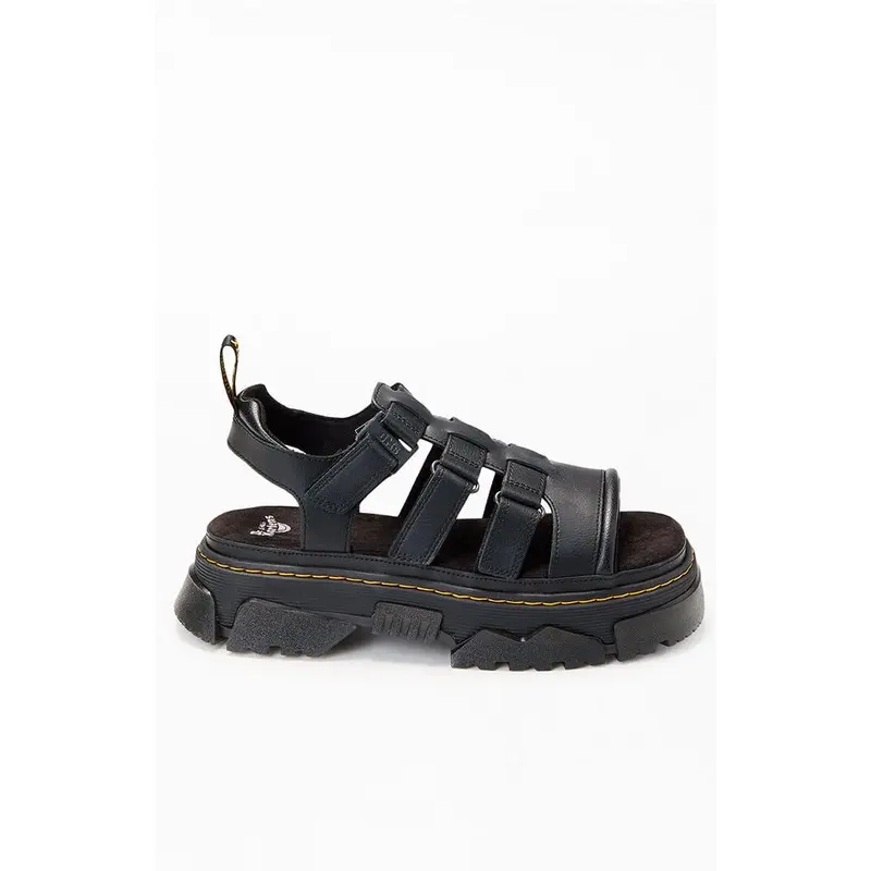 Dr Martens Women's Women's Black Mattison Kit 3 Strap Sandals