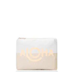 Aloha Collection "Plunge" Small Pouch - Sherbet/Sandstone