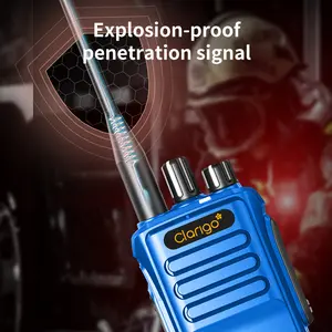 Clarigoc DP777EX-B English Version 4G Full Network Walkie Talkie, Nationwide Communication, Mini Handheld Two-Way Radio for Security, Construction, Office & Fleet Use.Minimum order quantity: 10 units.