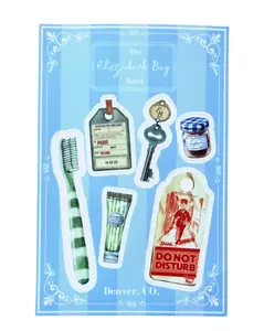 Junk Journal Hotel Stickers