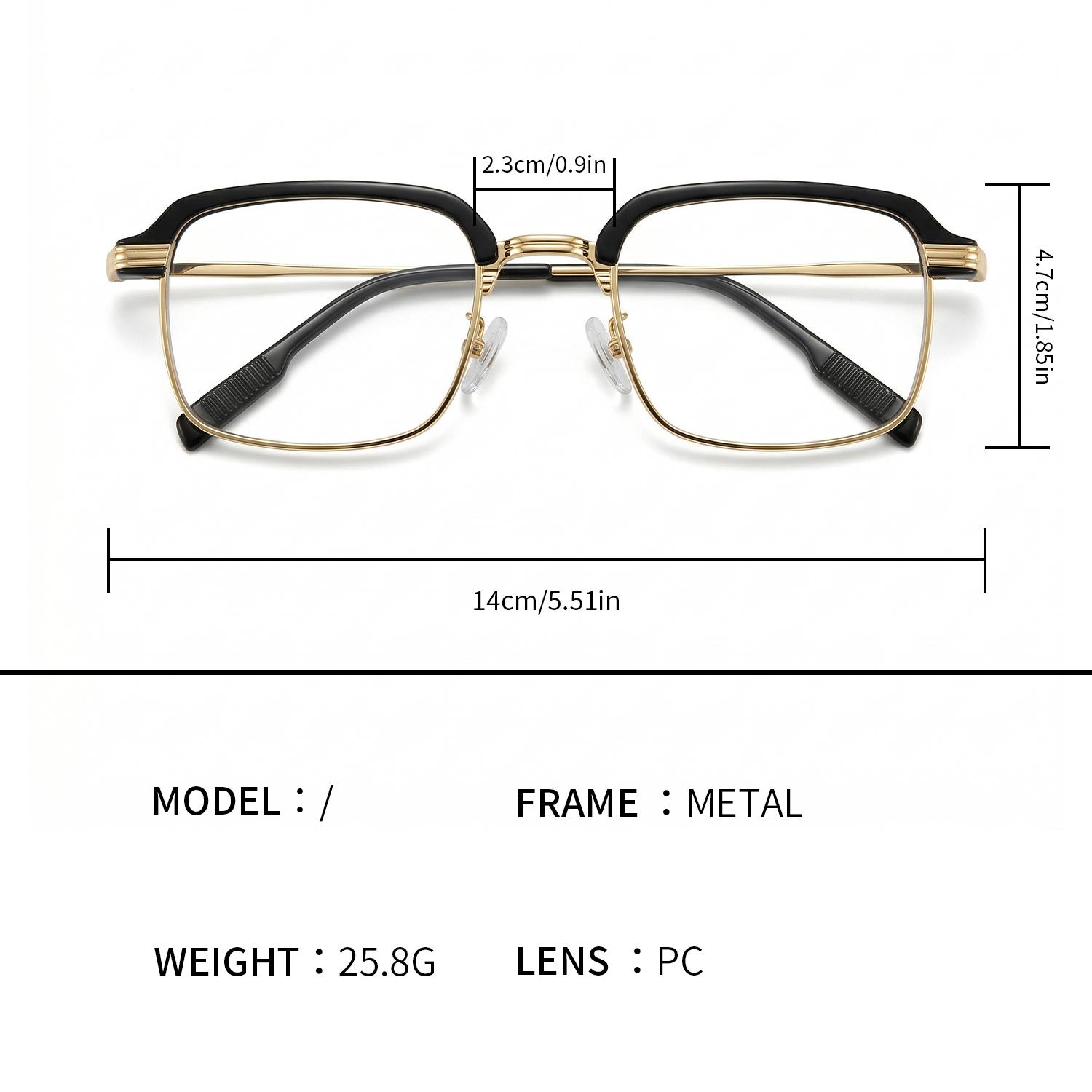 Multi-Focus Reading Glasses for Near and Intermediate Viewing, Comfortable for Phone and Reading