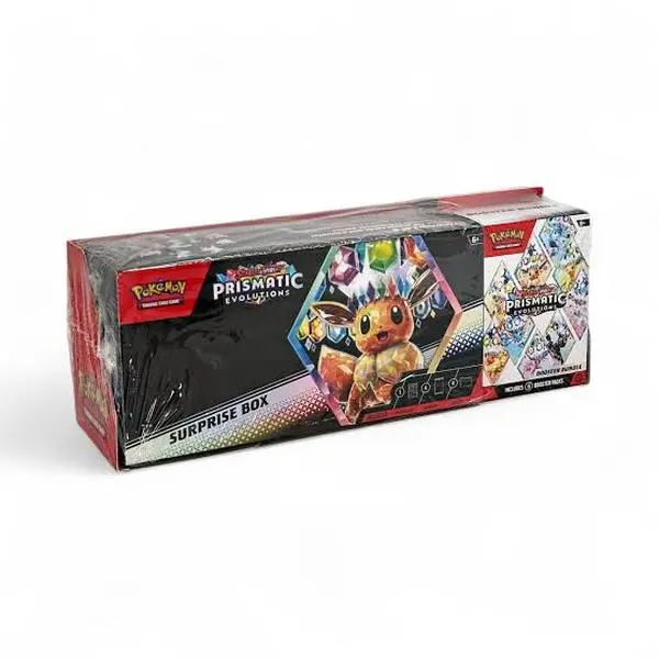 Pokemon TCG: Prismatic Evolutions Surprise Box + Booster Bundle