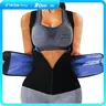 Outdoorfun Women's Adjustable Waist Trainer Corset Vest - Elastic Spandex Compression Sauna Tank Top with Zipper, Athletic Sports Clothes Casual Gym Stuff Waist Trainers Sauna Activewear for Workout, Fajas Para Mujer, Gym Clothes Women