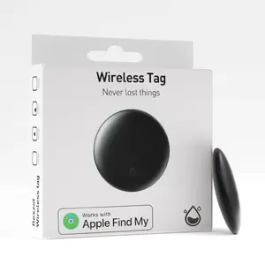 Smart Bluetooth Tracker Tag (2-Pack) – Compatible with Apple Find My App, Wireless Anti-Lost Item Finder for Keys, Wallet & Luggage