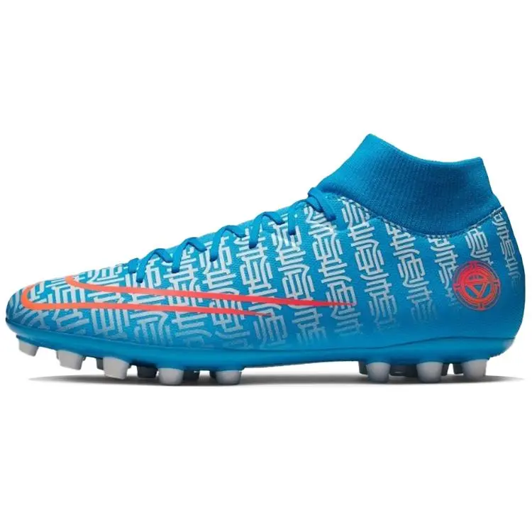 Nike Mercurial Superfly 7 Academy CR7 AG Artificial Grass C Blue White' Cushioned Durable Soccer Cleats Men's CQ4903-468