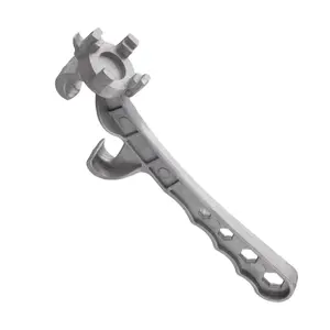 7-in-1 Aluminum Bung Wrench - Heavy Duty Drum & Bucket Opener for 5–55 Gallon Barrels, Non-Sparking Multi-Size Cap Removal Tool