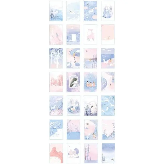 Pastel Forest Aesthetic - Small LOMO Card for Scrapbooking