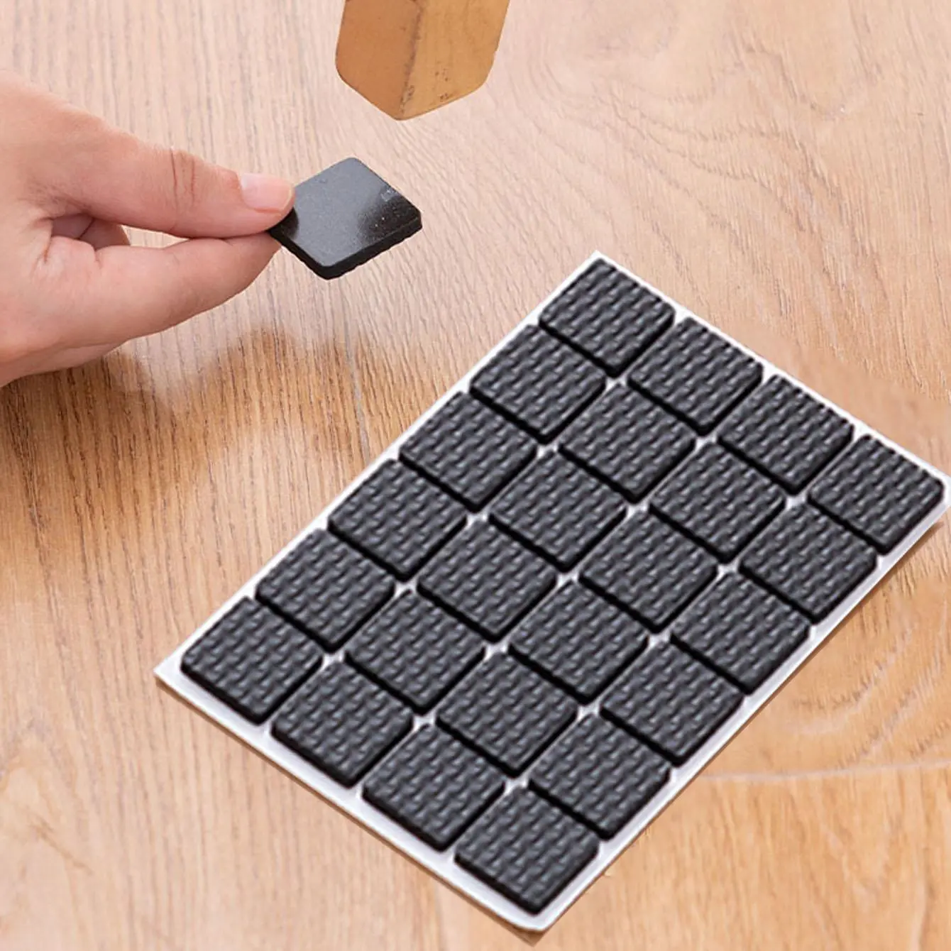Multi-Application Heavy Duty Anti-slip Furniture Foot Pad Protector, 48pcs/set Anti-scratch Furniture Leg Pad, Furniture Hardware for Home Office