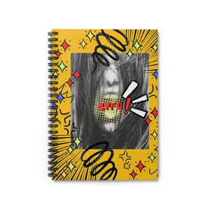 Graffiti Style Spiral Notebook - Ruled Line