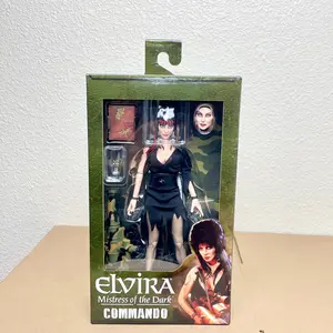 Neca Elvira Mistress of the Dark Commando Elvira Clothed Action Figure