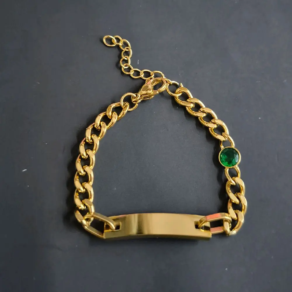 Emerald Cuban Zirconia 6"