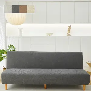 1PC【All Seasons Universal·Stretch Full Cover】Foldable Sofa Bed Cover Easy - to - Wash Slip - Resistant Protective Cover, Suitable for Small - Size Living Room/Balcony, Multi - Use, 3D Jacquard Weave