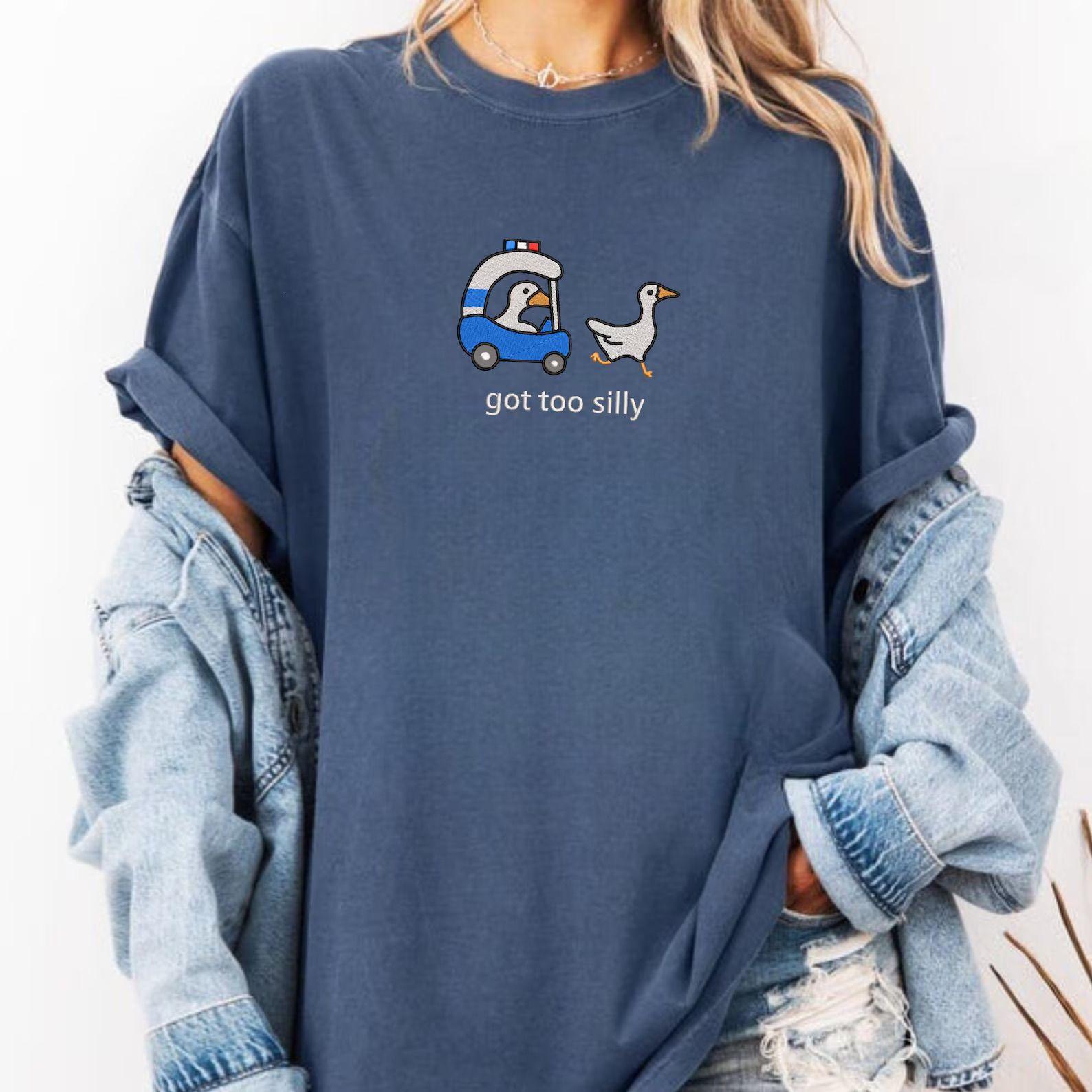 Retro Police Goose Shirt Comfort Col &hellip;