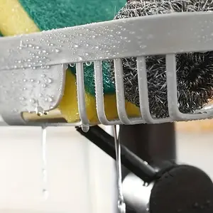 Sponge Holder Can Be Hung on The Faucet Kitchen Sink Storage Rack, Detachable Faucet Drain Rack, for Bathroom, Scrubber, Soap, Suitable for Year-Round 21 Activities