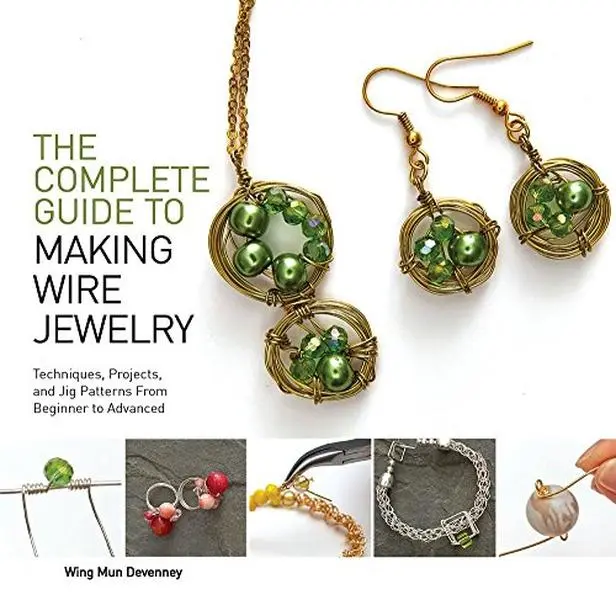 USED Book - The Complete Guide to Making Wire Jewelry: Techniques, Projects, and Jig Patterns from Beginner to Advanced by Devenney, Wing Mun (Paperback) - english