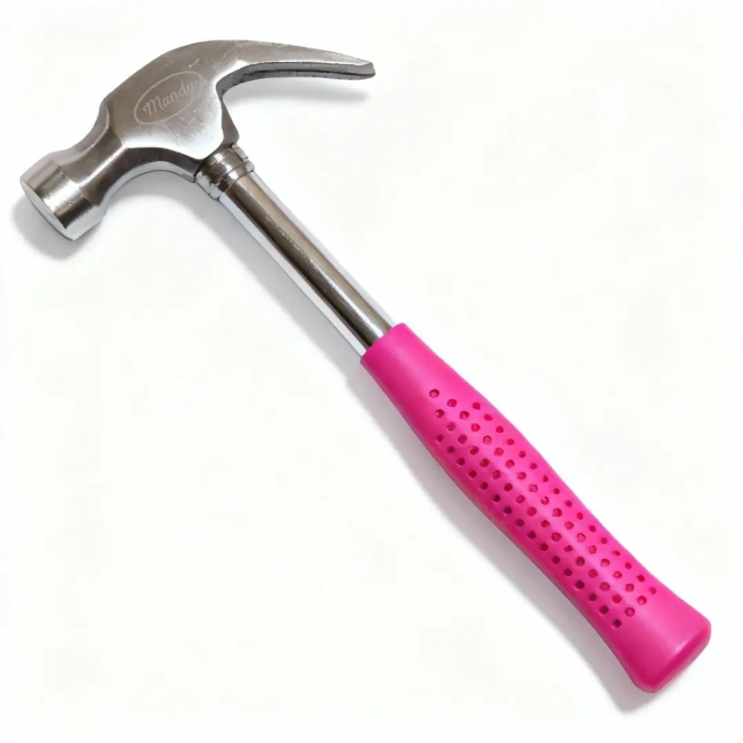 Mandy Pink Hammer - Cute & Functional DIY Tool for Women with Durable Steel Head & Ergonomic Handle Perfect for Home Repairs & DIY Projects