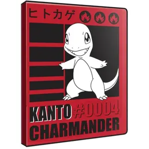 Ultra PRO - Charmander 9-Pocket Portfolio for Pokémon | TCG Binder Trading Card Album Collection Organizer CCG Portfolio Protector Card Sleeve