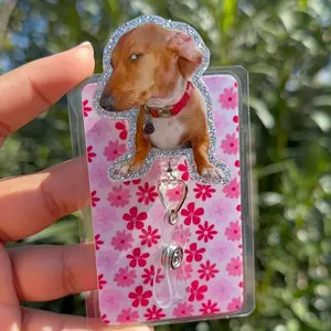 Meme dog badge reel | funny meme badge reel | Nurse badge reel