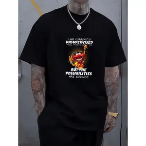 Men's Heavyweight Graphic T-Shirt - Loose Fit Rock Drummer Quote Black Band Shirt for Concerts and Casual Wear - All-Season Casual Top, Music Theme Tee, Street Style Shirt, Bohemian Comfort Fabric, Vintage Print Crewneck Design, Must-Have for Street