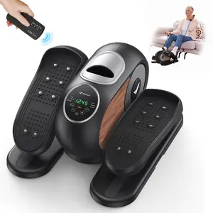 Merach Under Desk Elliptical Machine for Home,Ellipse Leg Exerciser for Seniors with 12 Adjustable Speed Quiet & Portable Seated Pedal Exerciser with Remote Control & Non-Slip Pad