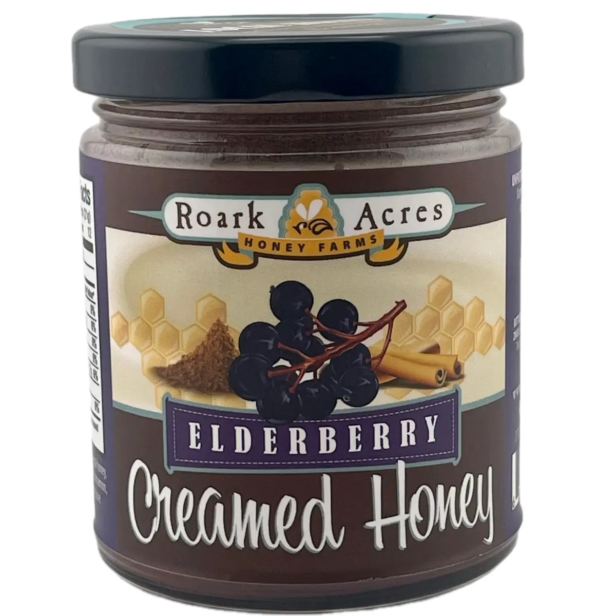 Elderberry Creamed Honey - 100% Pure, Raw Honey Sweet Ginger