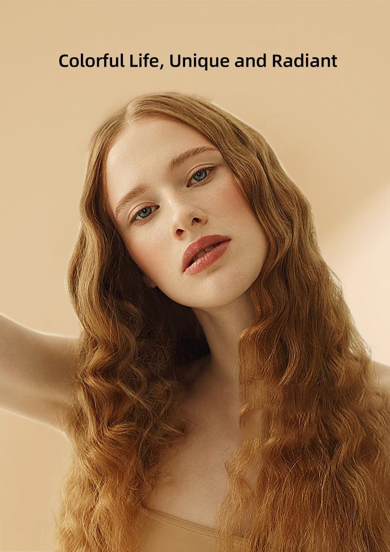 PretiHom Beach Wave Crimper Hair Stick Fluffy Big Wave Ripple 32mm Splint Comfort Curling Irons Heat Free Styler Heatless Curler Single Unit Haircare