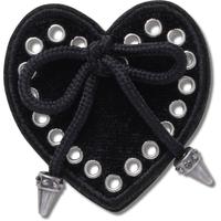 Black Heart with Bow