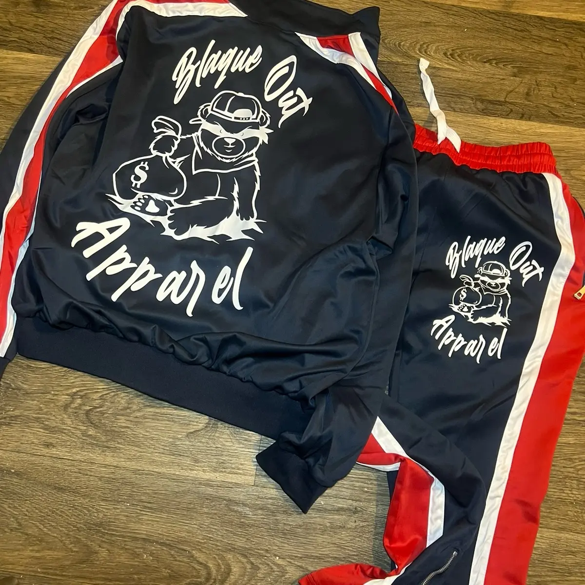 Blaque Out Apparel Track Suit