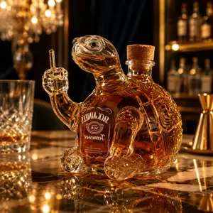 Turtle-Shaped Whiskey Decanter — Perfect for Home Bars and Gifting Occasions. Eco-Friendly Home Decor — The Ideal Home Bar Companion for Whiskey Enthusiasts — A Thoughtful Gift for Dad.
