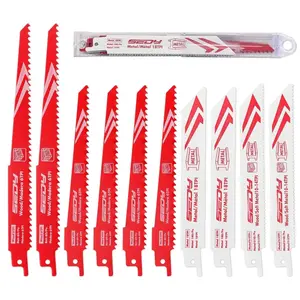 Ultimate Reciprocating Saw Blade Set, Premium Wood & Metal Cutting Pruner Saw Blades with Storage Box