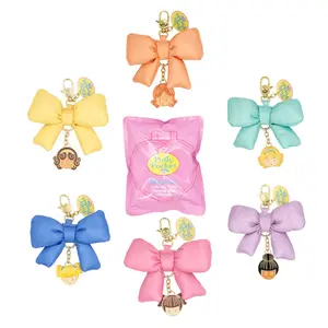 Whatever Makes You Happy Polly Pocket Mystery Box Puffy Bow Bag Charm