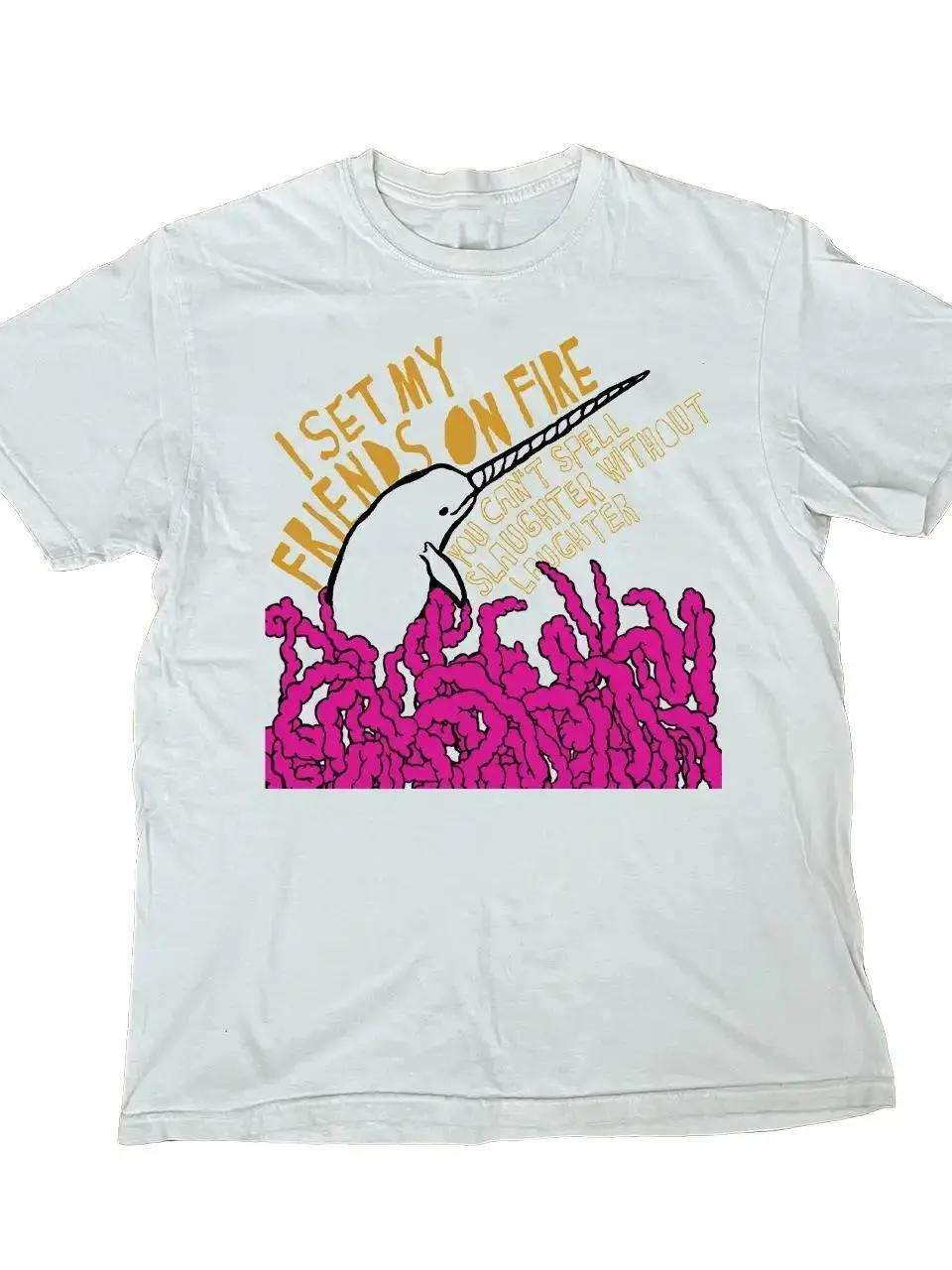 I Set My Friends On Fire - Astral Rejection White All Size T-Shirt Unisex Menswear