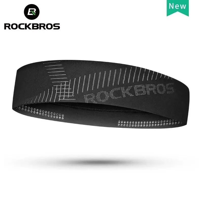 ROCKBROS Quick drying Sweat band Breathable Sports Headband Ice Silk Multifunctional Cycling Scarf Running Fishing Golf Wearing Fitness towel