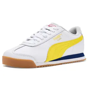 Men's Puma Roma 24 Match Puma White-Lemon Meringue-Blue Jewel (405943 02)
