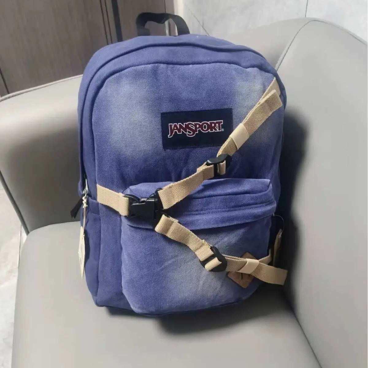 JANSPORT backpack The Amazing Spider-Man denimstyle fashion backpack college style unisex studentbackpack