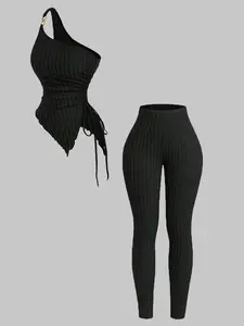 Women's Elegant Daily Commute Long Pants Set, Fashionable Casual Wear, Perfect for Office and Everyday Use, Stylish Ladies' Clothing