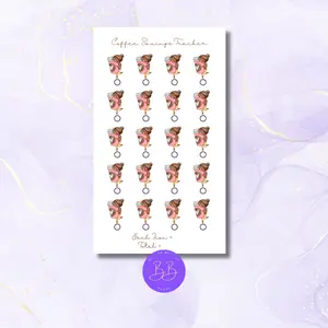 Coffee Savings Tracker | A6 Binder Insert | Reusable Sinking Fund | Budget Planner Dashboard