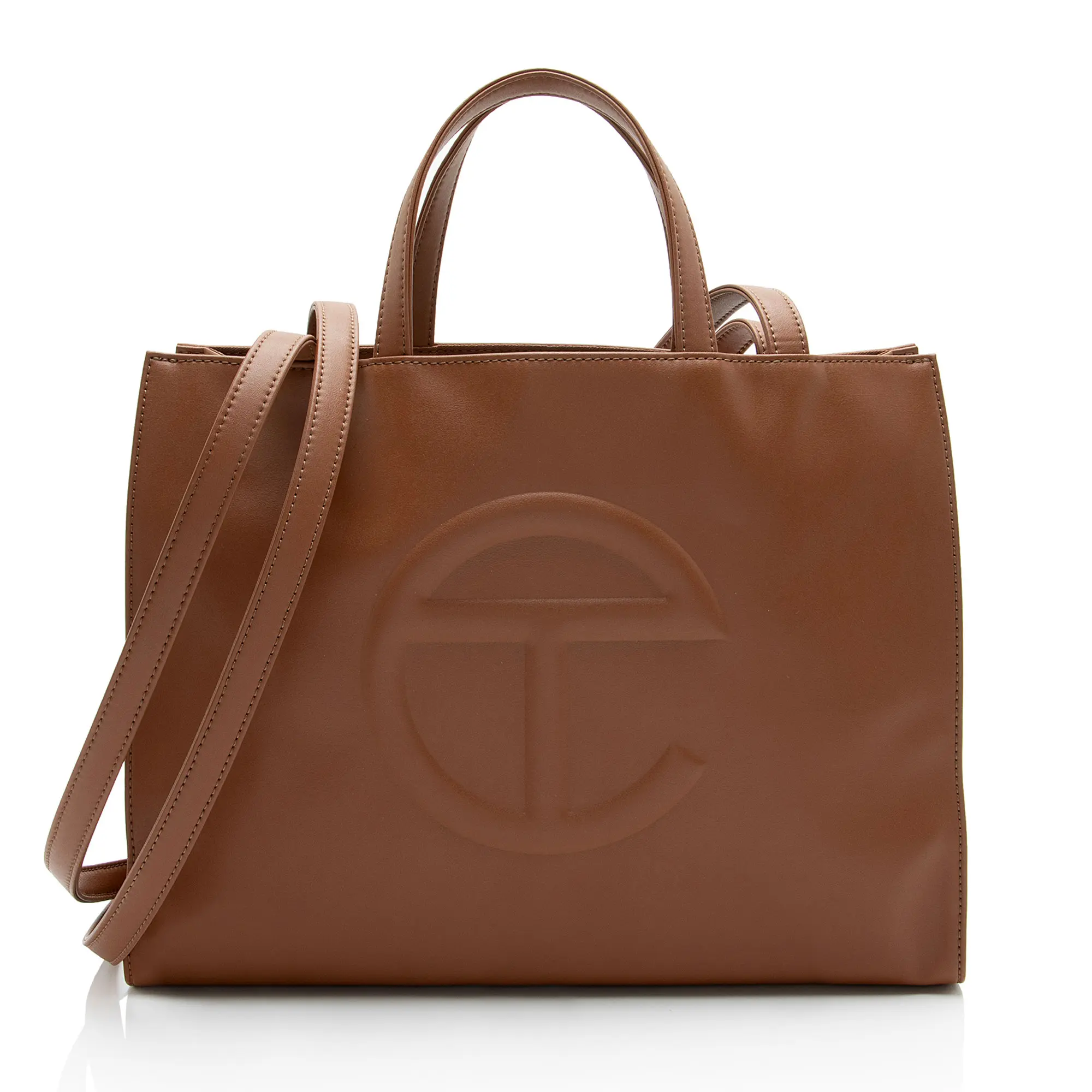 Pre-owned Telfar Leather Tote Bags Faux Medium Shopping Tote