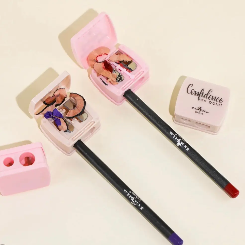 Italia Deluxe Makeup Pencil Sharpener - Durable Design for Effective Sharpening