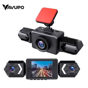 1080P 4 Channel Dash Cam with Night Vision, Emergency Lock, Loop Recording & 360 Degree Monitoring for Clear HD Video Protection