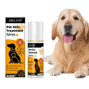 Natural Pet Skin Spray for Dogs and Cats, Soothing Spray for Skin Cleaning and Softening, Reduces Itching and Scratching
