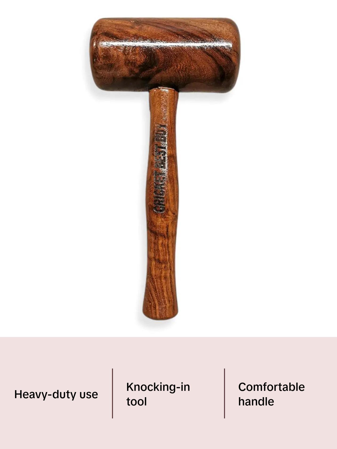 CBB Cricket Bat Mallet Hammer Deluxe for Bat Knocking in Heavy Duty